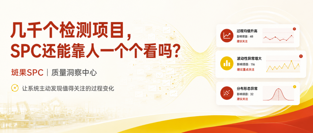 当工厂有几千个检测项目，SPC还能靠人一个个看吗？